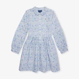 Polo by Ralph Lauren Blue Floral Kids Dress